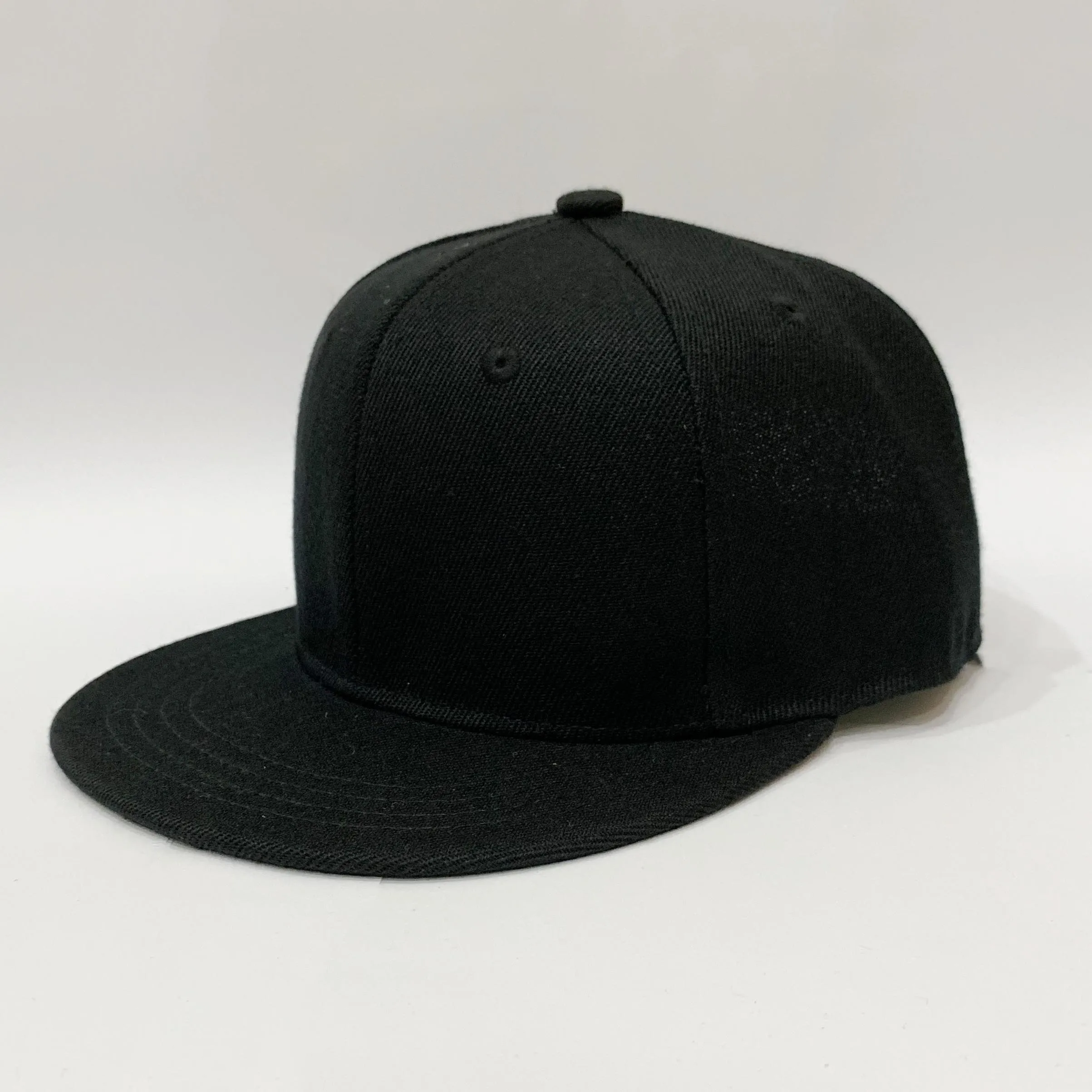 黑色空白男子 snapback 帽子父亲平法案嘻哈帽子