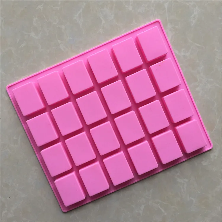 40 Cavity Narrow Rectangle Silicone Caramel Candy Molds Chocolate