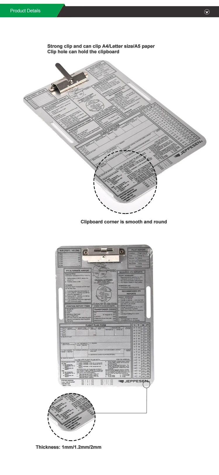 small folding clipboard