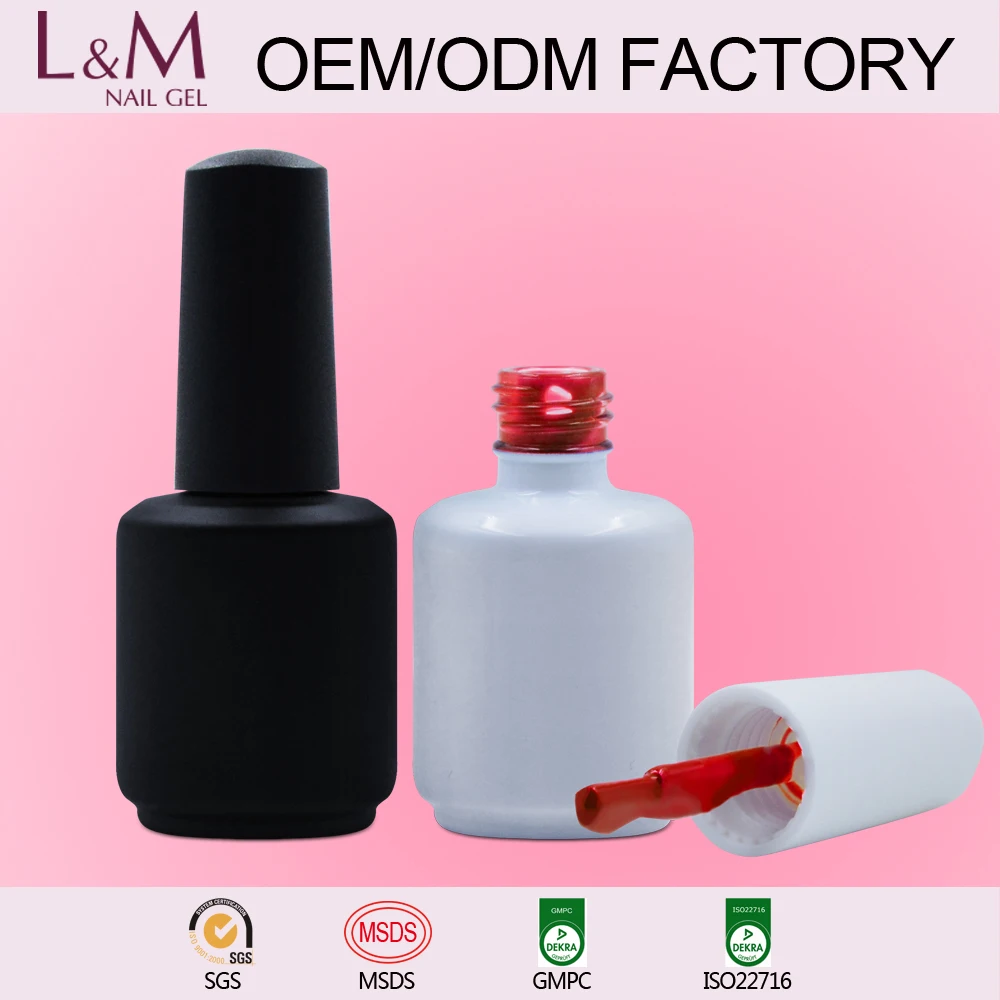 

L&M Nail Polish Factory Wholesale 15ml Gel Polish Bottle OEM Service, 1000 colors