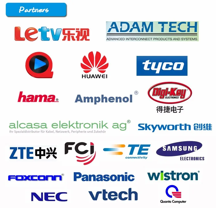 Factory direct 3M HPCN 3U'' Gold SCSI Male head Connector 50P 50Core 20P 26P 50P Solder type .jpg
