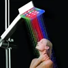45 pcs/lot Cool Shower Heads LED shower heads Bath Room Faucet Connector Auto Changing Colorful Rainfall Shower Head