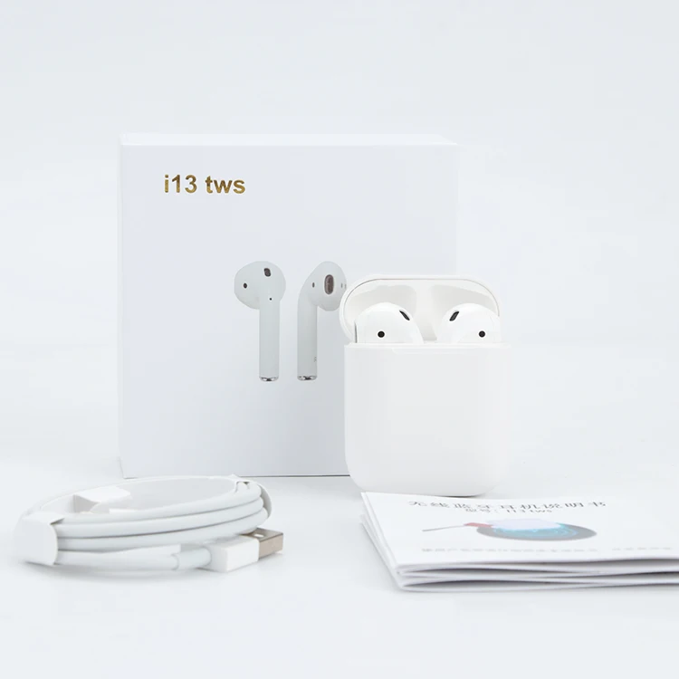 

Headphones i13tws wireless earbuds BT 5.0 2019 factory straight hair