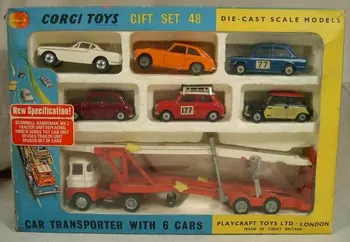 corgi car transporter gift set