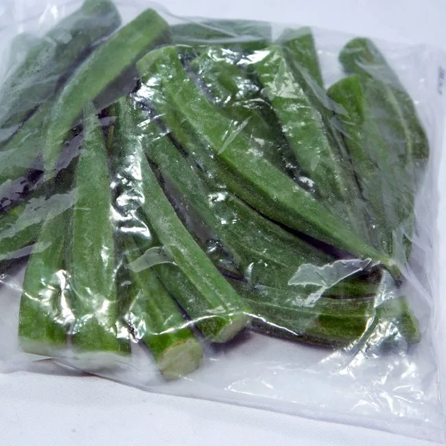 黑龙江中国新公司批量供应冷冻秋葵切冷冻蔬菜冷冻秋葵