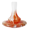Luxury Purely Handmade Red Wire Drawing Hookah Base , Big Size Lead Free Crystal Glass Hookah Shisha
