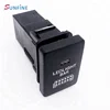 Push button LED light switch on off with 2 Led+wire terminal for CAR