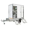China supplier modular fiberglass prefabricated portable mobile luxury trailer mounted toilet