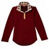 Wholesale Woman Tunic Plaid Quilted Pullover