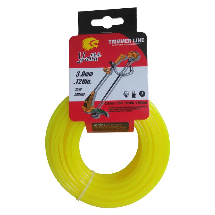 
Lawn Mower 100% Durable Nylon Grass Trimmer Line 