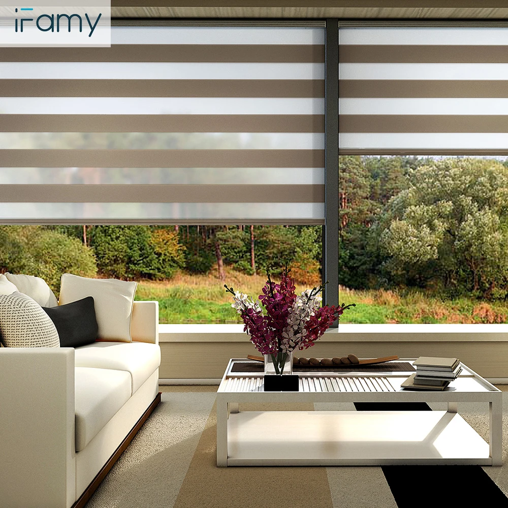 

Indoor 100% Polyester Home Intelligent Electric Window Blinds, 14 colors