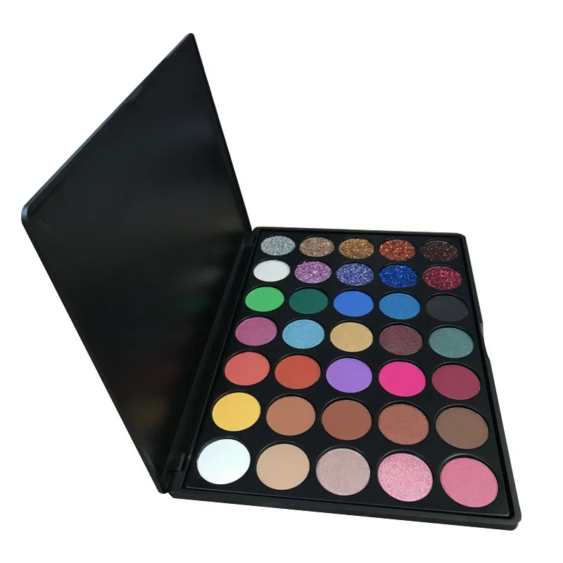 

Wholesale High Pigment Makeup Eyeshadow Palette 35 Color Eyeshadow Palette Private Label, Multi-colored