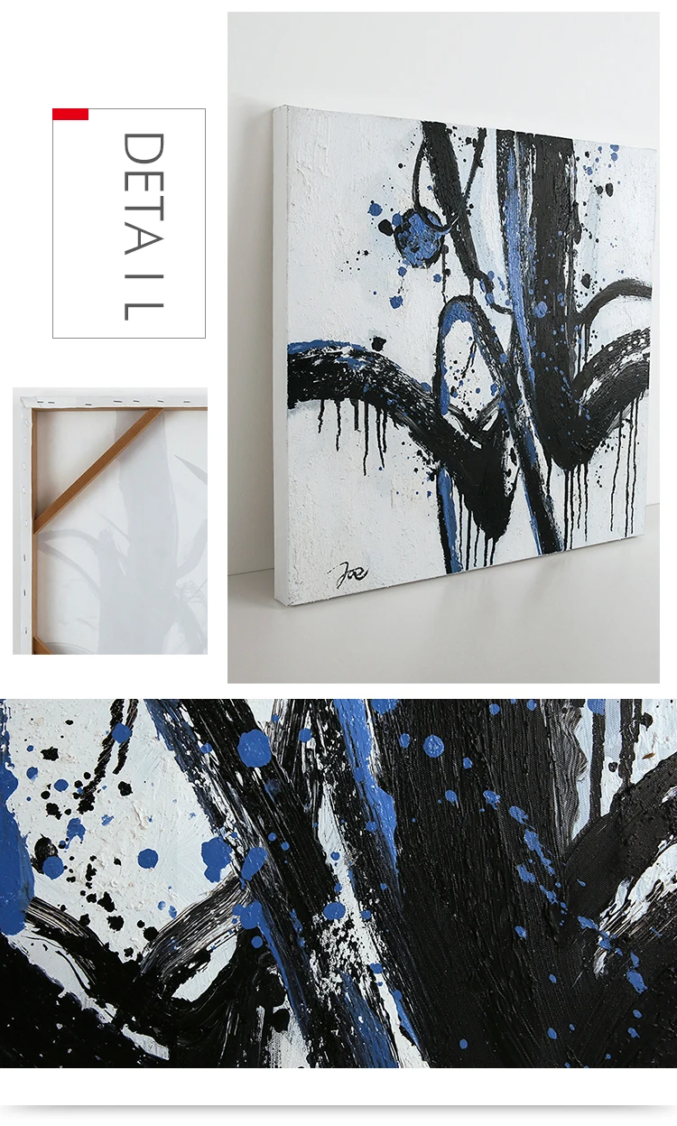 Cool Canvas Framed Wall Abstract Art Paintings For Living Room - Buy