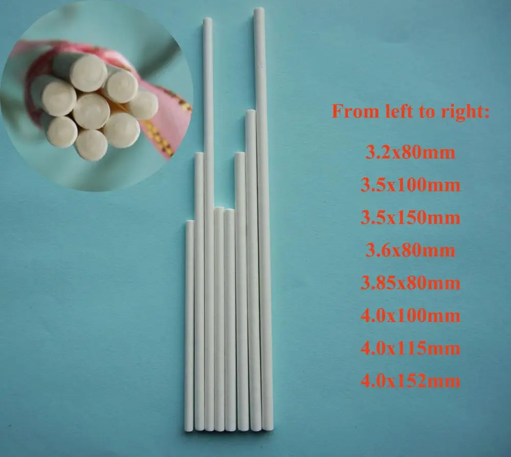 Food grade paper cutting stick, cake cakepop candy paper stick