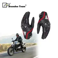 

Leather touchscreen motorcycle gloves for motorcycle riders