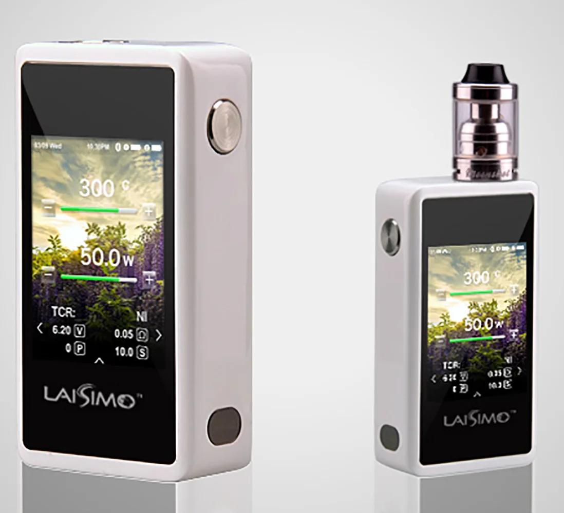 

Free shipping 2017 best selling LAISIMO L3 TOUCH 200W Max Vapor Electronic Cigarette, Black;stainless steel
