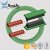 dual smd male idc connector pin 2.54mm pitch, tin or gold flash/plated wire to board