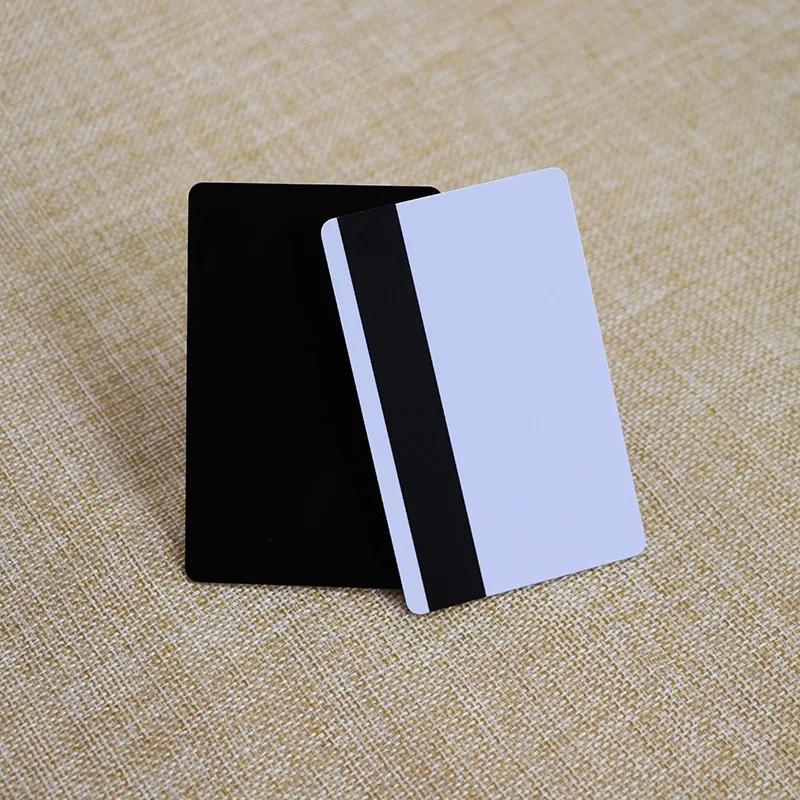 高品质定制磁性旅行喷墨空白塑料卡塑料空白黑色名片