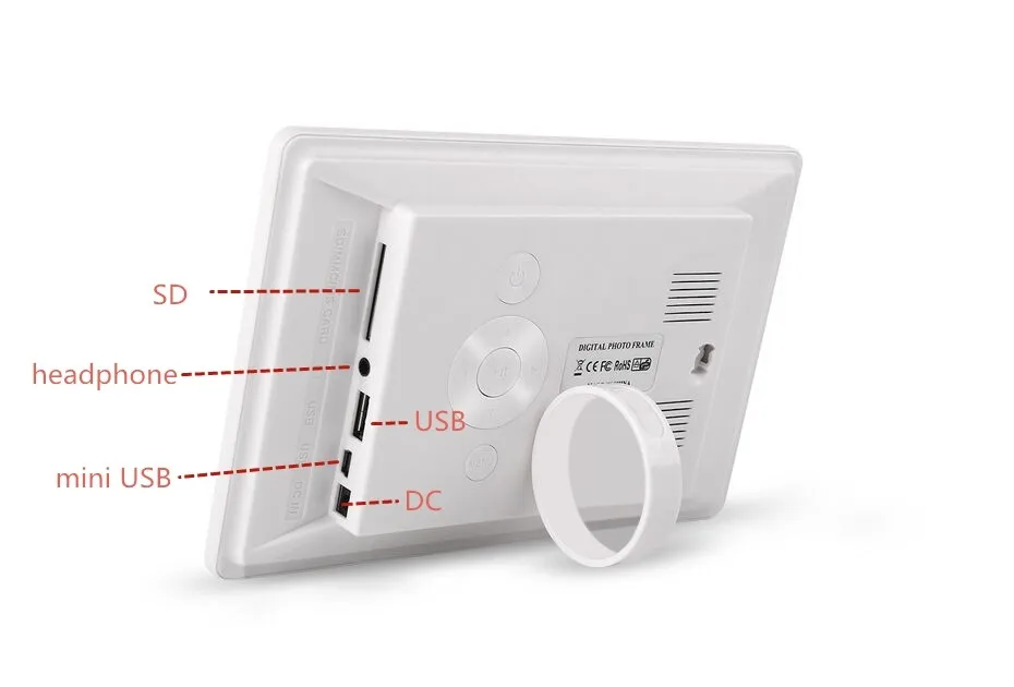 Hot Battery Operated Led Usb Powered Digital Photo Frame 7 Inch Buy