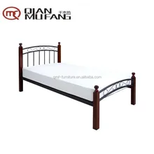 single metal bed frame with wood legs single metal bed frame with wood legs suppliers and manufacturers at alibabacom - Single Metal Bed Frame single metal bed frame with wood legs single metal bed frame with wood legs suppliers and manufacturers at alibabacom - Single Metal Bed Frame