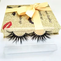 

wholesale new lashes 25mm faux mink eyelashes custom synthetic silk eyelash private label cheap 5d 25mm long lashes
