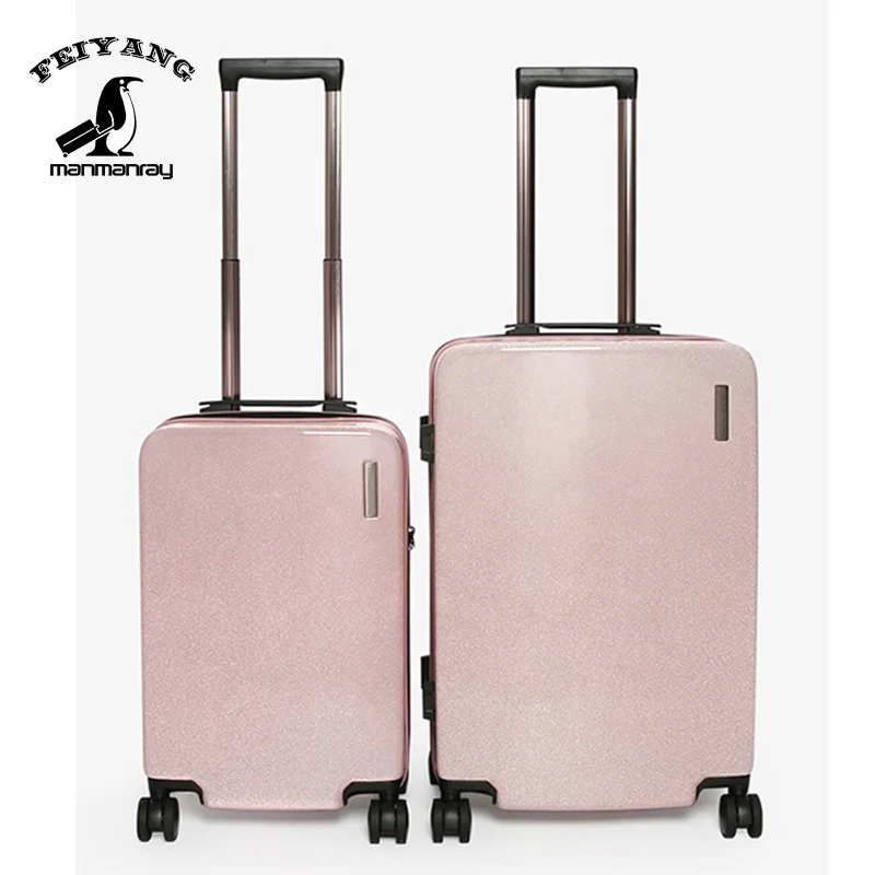 

20" 24" 28" hot sale travelling luggage set lady decorative suitcase travel board bag for trip, Customized color