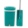 Magic Self Washing Squeeze Flat Mop Microfiber Flat Mop Bucket