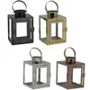 SQUARE TINY STAINLESS STEEL LANTERN