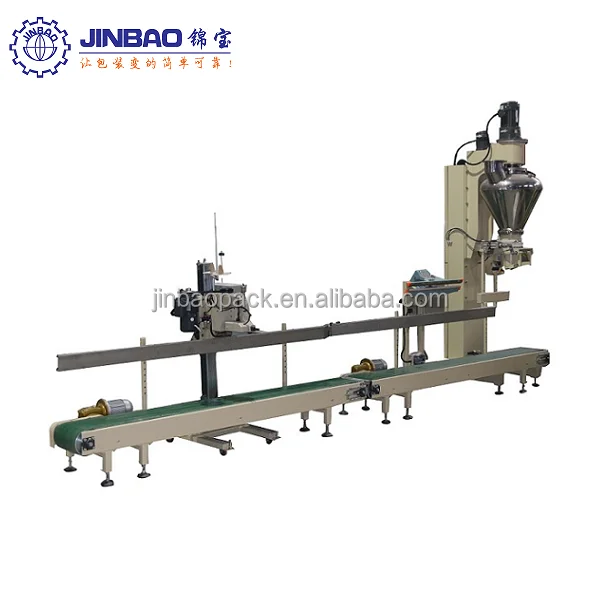 
Shanghai Jinbao DCS series 25kg corn starch powder packing machine 