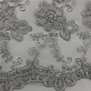 Beautiful design wholesale stocklot women nylon polyester lace 3d flower fabric