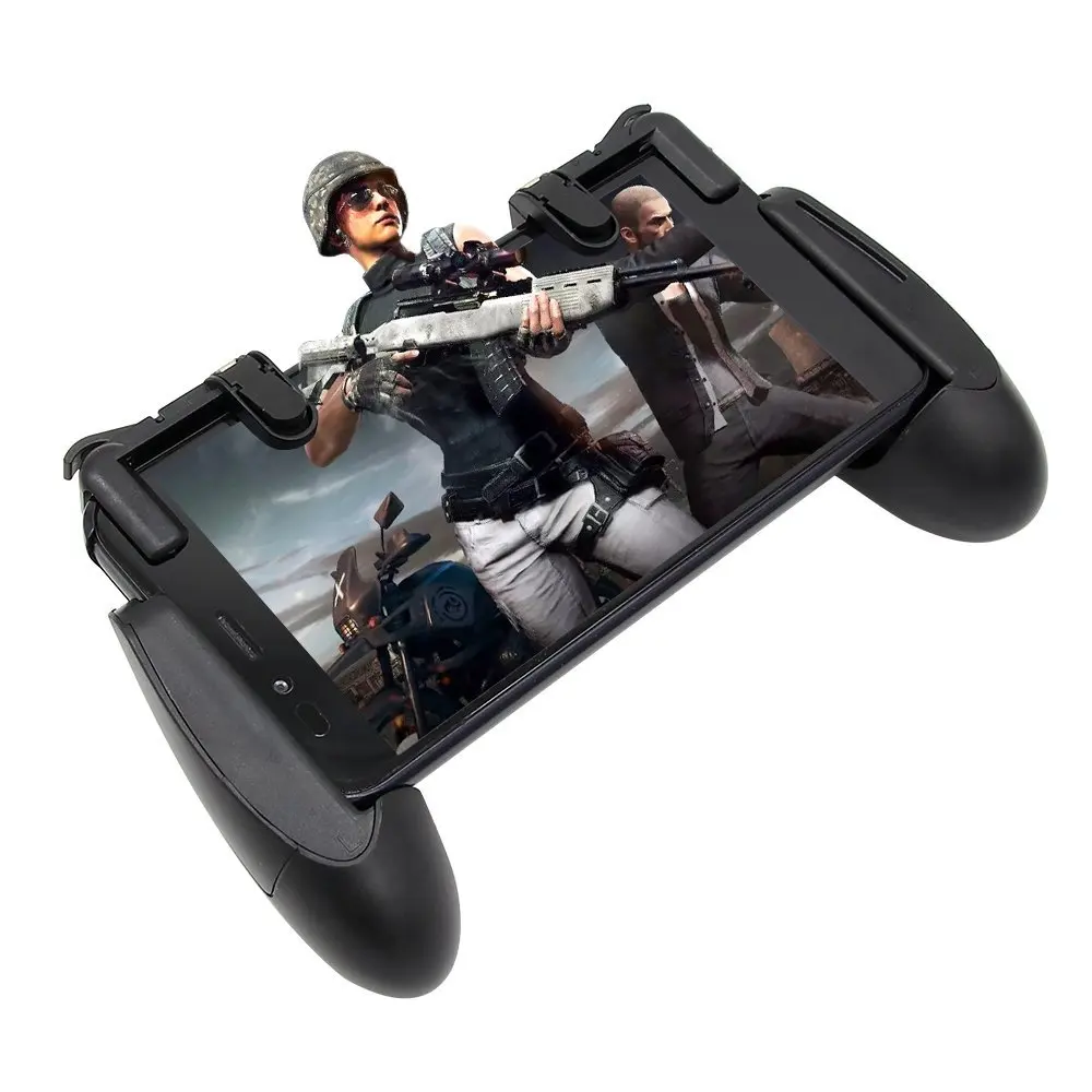 

Mobile Game Gaming Grip Sets Sensitive Shoot and Aim Buttons L1R1 Out/Rules of Survival/Critical Ops Compatible, Black