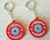 Weight plate custom keychain