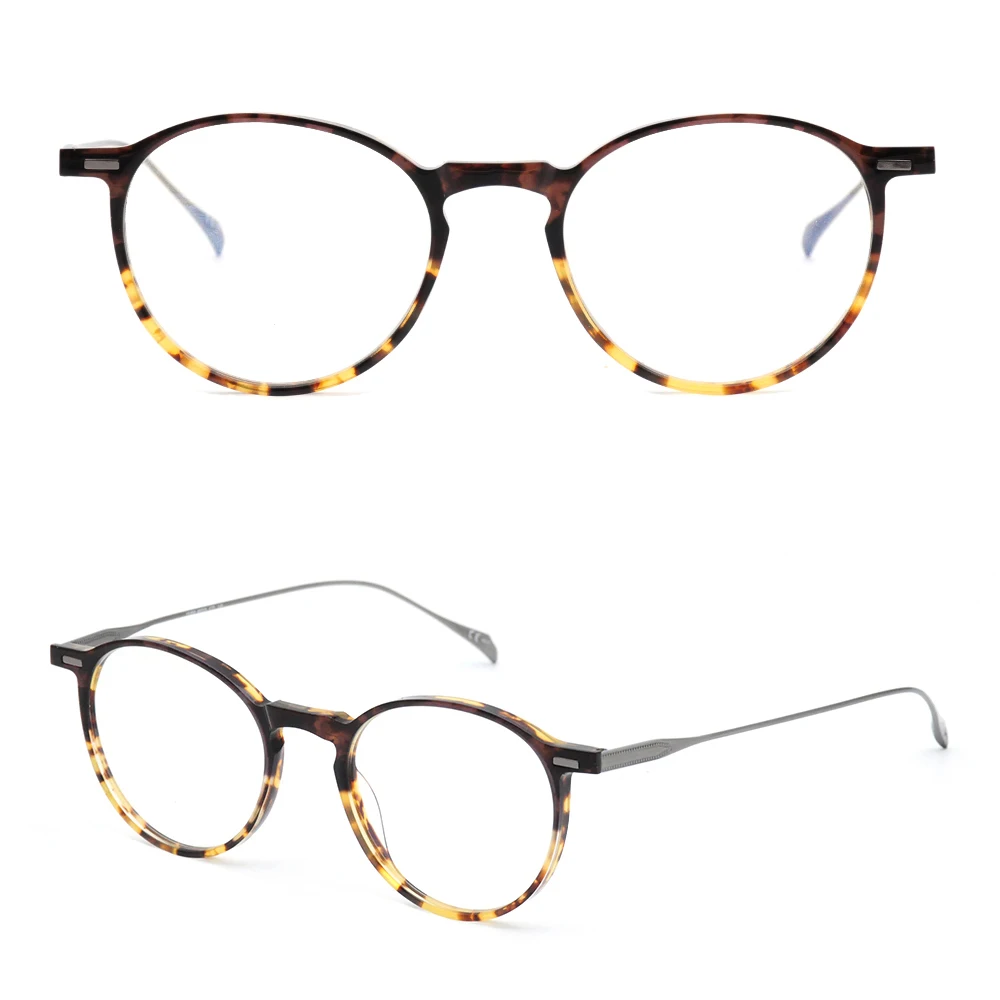 Fs3766 Japanese Brands Eyewear Acetate Metal Optical Frame Titanium ...