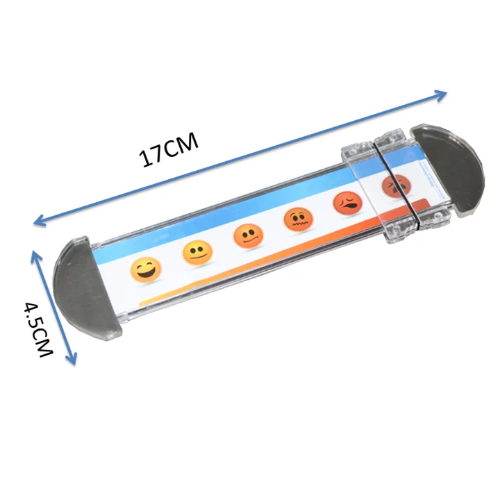 Customized Transparent Pvc Dual-sided Pain Assessment Ruler - Oem