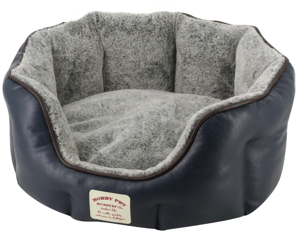 Extra Large Round Dog Beds Pet Cushion House Soft Fluffy Sofa Calming