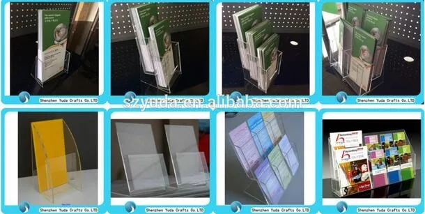 3mm Single Tier Acrylic Display Rack Hanging Wall Mount Clear Acrylic ...