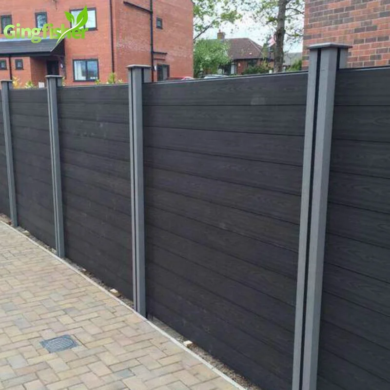 Wpc Horizontal Wooden Fencing And Gates Panels For Garden - Buy Wooden ...