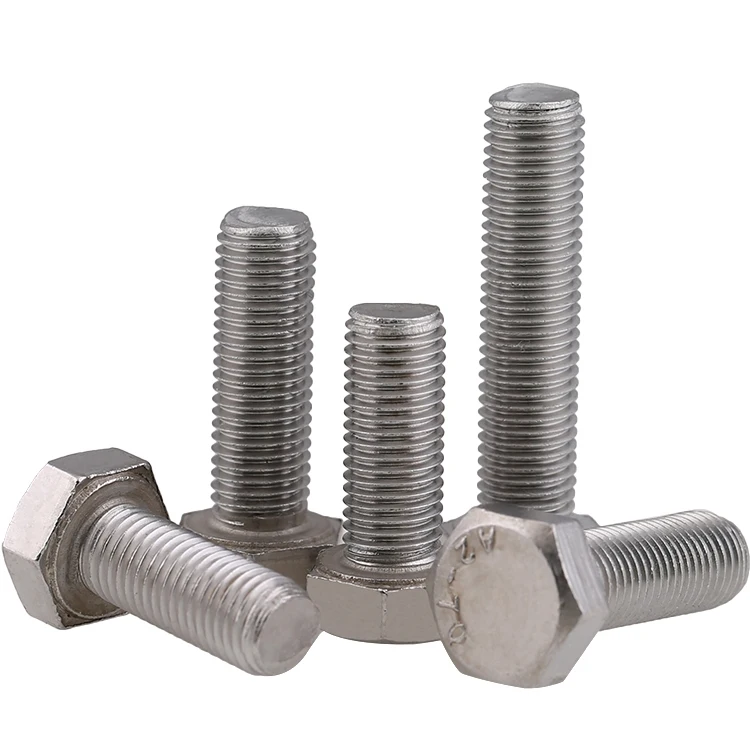 
Standard 1/2'-1' stainless steel 18-8 hex bolts with ISO9001 