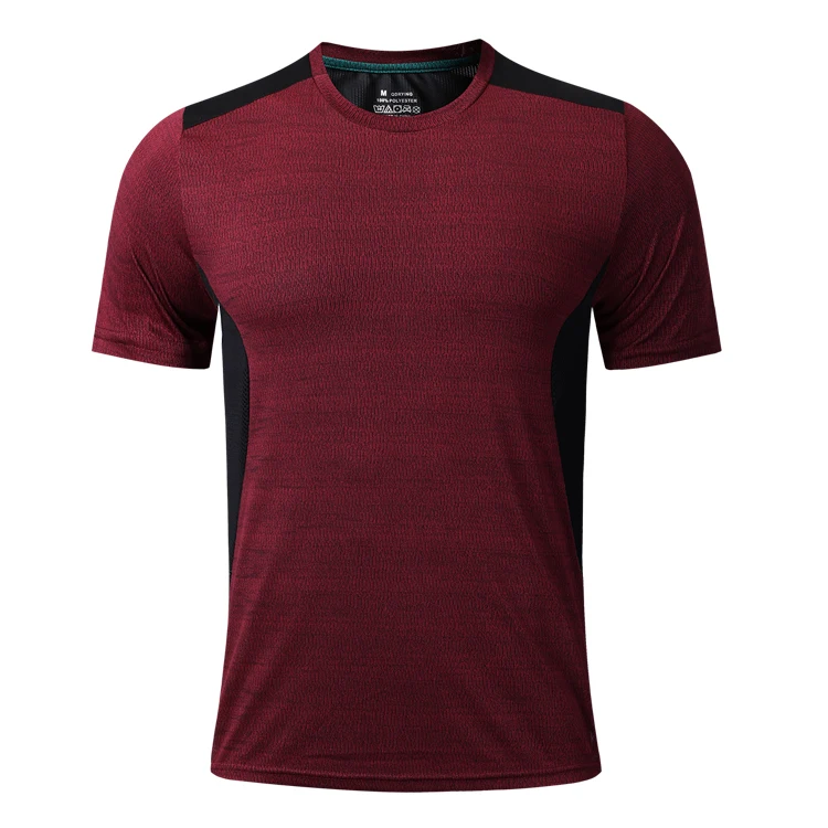 

Wholesales Clothing Quick Drying Slim Short Sleeve Sports Leisure Running Clothes Blank T-Shirt, Light gray,dark gray,blue,red,green