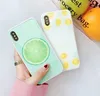 For Samsung S8 S9 Case Custom Printing 3D Blank OEM Glass Fruit lemon Phone Case for iphone 7 plus 7