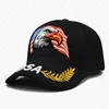 Hight Quality Luxury Men Cap Acrylic Sport Cap Customized Embroidery Logo Black Color Cap