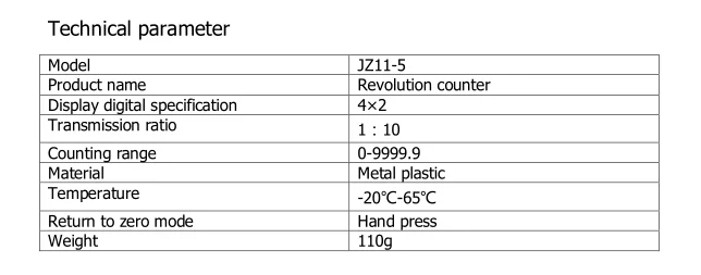 Cheap Price 5 Digital Revolution Counter Mechanical Digital Rotation ...