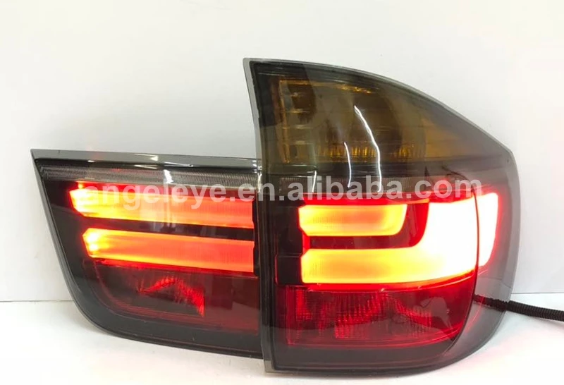 For BMW X5 E70 2007-2013 Rear Lamp SN smoke Black