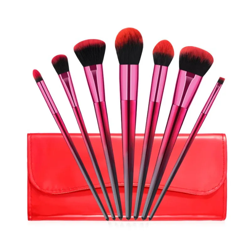 

Vmae High Quality Wholesale Custom Cheap 7pcs/set Synthetic Soft Hair Makeup Brush Set Private Label Professional Sets