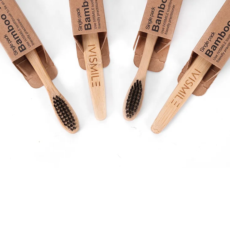 

IVISMILE Natural Bamboo Tooth Brush Custom Logo