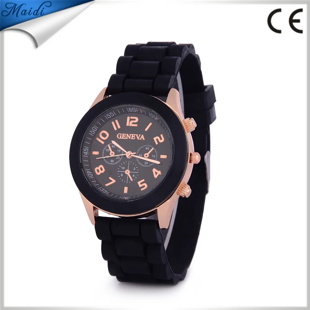 

Free Shipping 2015 New GENEVA Silicone Rubber Jelly Gel Quartz Analog Sports Women Wrist Watch China Chepaer GW015, 13 different colors as picture