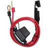 10A Fused SPT-2 18AWG Ring Terminal to SAE 12V quick connect Battery charger cable