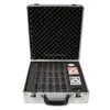 Locking Hi-Grade Aluminum Poker Chip Case by Claysmith Gaming, 500-count