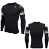 SGT-MY17819Cross-border new sportswear men's long-sleeve gym clothes tight stretch fast dry T-shirt training pro running apparel