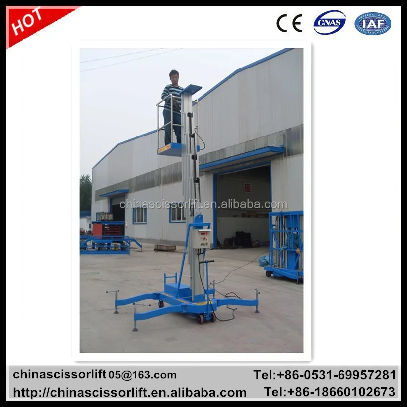 10m High Rise Hydraulic Lift Platform Window Cleaning Lift Equipment